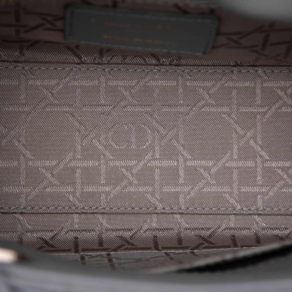 Pre-Loved Dior Small Lambskin Cannage My ABCDior Lady Dior - Picture 4 of 6